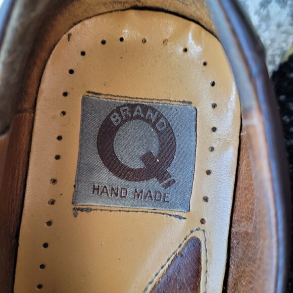 Brand Q Handmade Luxury Italian Brown Leather Almond Toe Moccasins main image 6